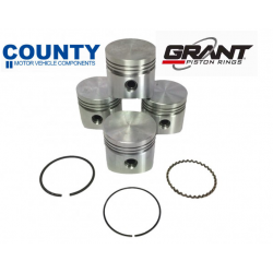 JUEGO DE PISTONES PLANOS 1000+60, (POWERTUNE 9,5:1). INCLUYE ANILLOS. SKU CP398K-60