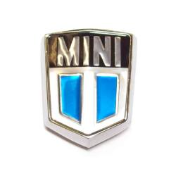 INSIGNIA DELANTERA MINI HL - CELESTE (ESCUDO MINI). SKU CZH1305