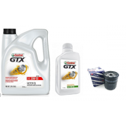 ACEITE CASTROL GTX 20W50 1GL+1L MAS FILTRO ACEITE. SKU CASTROLGTX