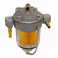FILTRO DE BENCINA KING CON REGULADOR DE PRESION. CUERPO VIDRIO 67MM. SKU FPR004