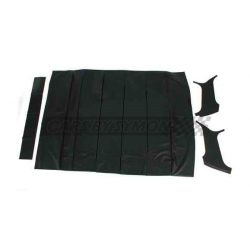 TAPIZ CIELO (TECHO) Y PANELES COSTADOS TRASEROS - NEGRO. SKU  PAM5401BLACK