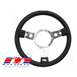 VOLANTE 13" CUERO INGLES MOUNTNEY CLASSIC 3 ASPAS. SKU 33SPLBH