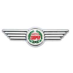 INSIGNIA MINI ALITAS (DELANTERA/TRASERA) 'MINI COOPER'. SKU DAH10036