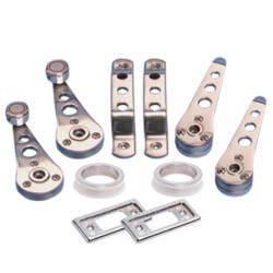 SET MANILLAS ALUMINIO LOOK DEPORTIVO (10 PIEZAS) (PASAMANO, ALZAVIDRIO, ABREPUERTA Y CUBRESEGURO). SKU MSA507