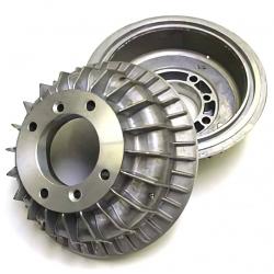 TAMBORES DE FRENOS DESPLAZADOS DE ALUMINIO (PAR). SKU SUPERFINS