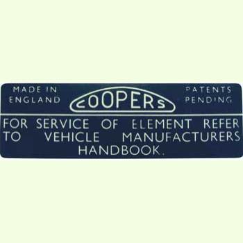 ADHESIVO COOPER PARA FILTRO DE AIRE. SKU ST120
