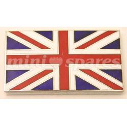 INSIGNIA BANDERA INGLESA METALICA 50X28mm. SKU MSA2119