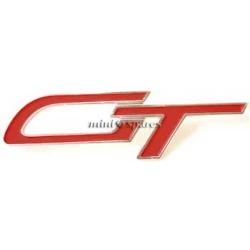 INSIGNIA DELANTERA 'GT' ROJA. SKU CZH1220