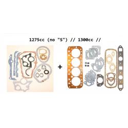 SET EMPAQUETADURAS MOTOR COMPLETO / JUNTAS DE BLOCK Y CULATA (1275/1300CC). SKU AJM206MP