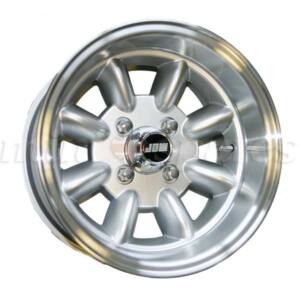 LLANTA JWB MINILIGHT DEEPDISH ULTRA-PULIDA 7X13, JUEGO COMPLETO. SKU C-21A1982