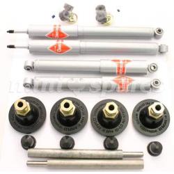 SET SUSPENSION FULL KAYABA - HILO-644 (4 AMORTIGUADORES Y 4 REGULADORES DE ALTURA). SKU MSSK3004