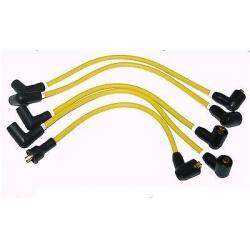 CABLES DE BUJIA SILICONA 8MM AMARILLOS (SET DE 5). SKU GHT241GSL-YELLOW