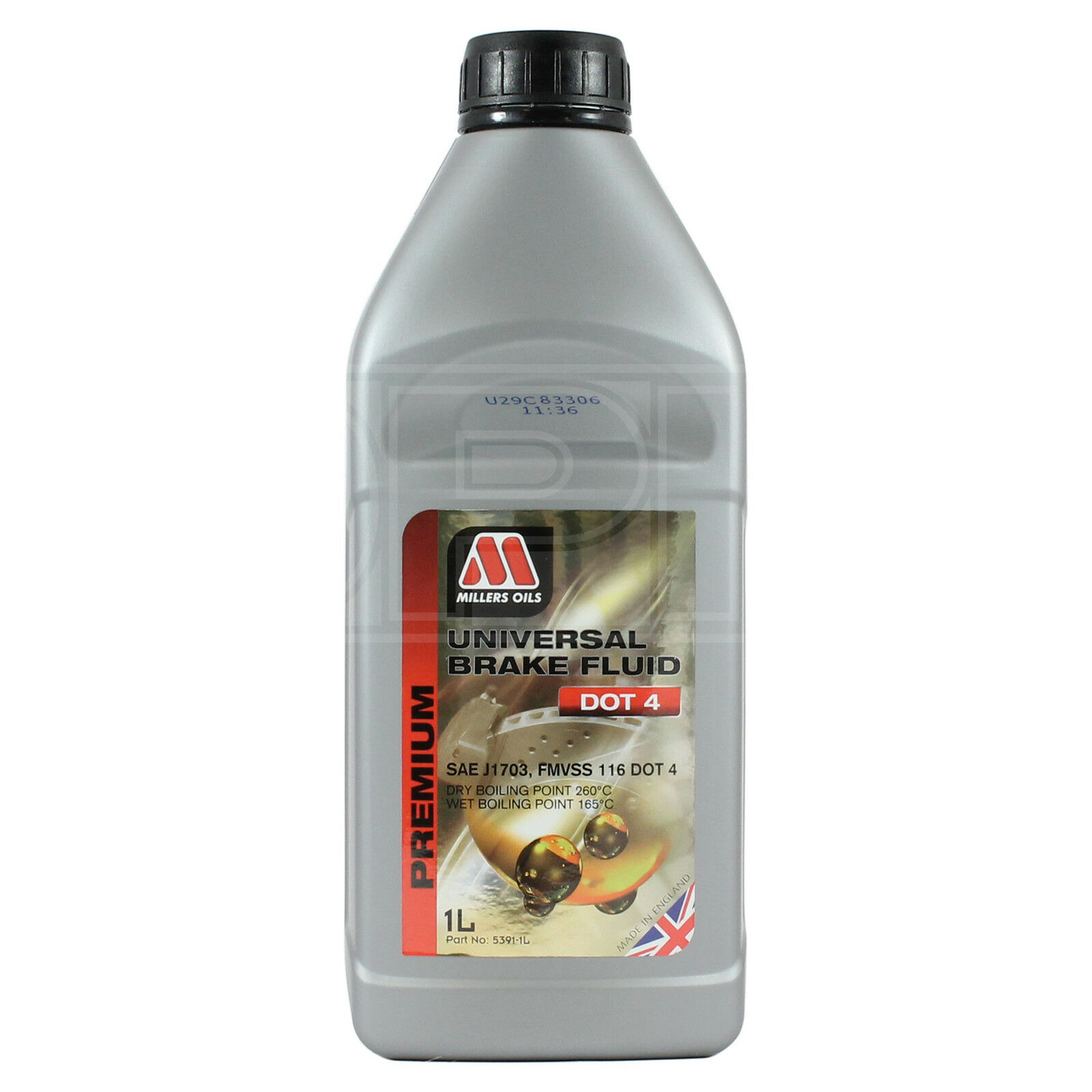 LIQUIDO DE FRENOS MILLERS DOT4 1L. SKU MILLERS-DOT4-1L