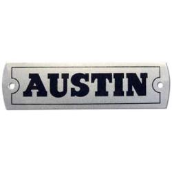 PLACA METALICA AUSTIN 1x3.5'. SKU CP348