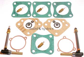 KIT REPARACION CARBURADORES DOBLES SU 1.75". SKU WZX1855