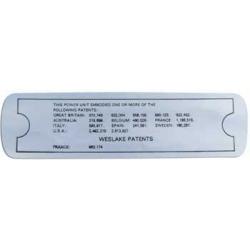 ADHESIVO TAPA DE VALVULAS "WESLAKE". SKU ST137