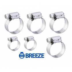 KIT ABRAZADERAS (6) ALTA CALIDAD PARA MANGUERAS DE RADIADOR (INOX-BREEZE). SKU GHCK