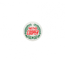EMBLEMA 27MM COOPER (VOLANTE O POMO). SKU 27mm-COOPER