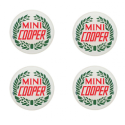 4 x EMBLEMA 42MM COOPER (CENTRO LLANTA). SKU 42mm-COOPERX4