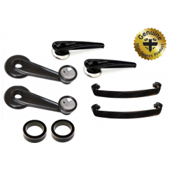 KIT MANILLAS ALZAVIDRIO / PASAMANO / ABREPUERTA PLASTICO. SKU CZA7109-JPC8387PA-CZH762-CZH701PA