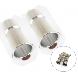 PAR DE CORNETAS / RAMPIPES 75MM. Made in UK PARA 45DCOE