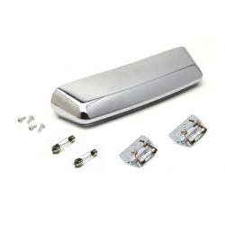 KIT PLAFONIER LUZ PATENTE TRASERA CROMADA. SKU 8B12501METAL-KIT