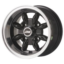 LLANTA JBW 6X10 MINILIGHT BLACK/HI (JUEGO DE 4). SKU 6010ML4101-7BK