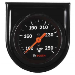 RELOJ 2" TEMPERATURA DE AGUA MECANICO BOSH FONDO NEGRO. SKU FST8217