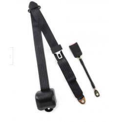 CINTURON DE SEGURIDAD DE 3 PUNTAS RETRACTIL (NEGRO) (NO ORIGINAL). SKU MSA1111-1MP