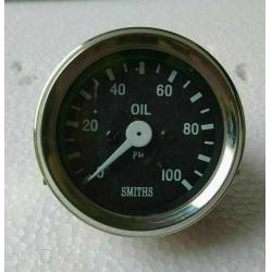 REPLICA RELOJ PRESION DE ACEITE SMITHS FONDO NEGRO. SKU SIB521REPLICA